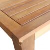 DINGZZ Kitchen Bar Tables and Chairs Set Dining Room High Top Counter Height Table Set for 2 Solid Acacia Wood