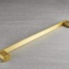 Towel Rack,Self-Adhesive or Screw Fixing,Space Aluminum Brushed Golden Towel Rack,Polished Surface Treatment,Household Wall-Mounted Bathroom Towe