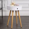CZDYUF Nightstand small Nordic Mini bedside table simple white multifunctional table multifunction