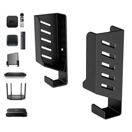 sciuU Universal Wall Mount for Routers/TV Box/Laptop/Network Switches/Modems, compatible with TP-Link, Mi Box, Apple TV, Sky Q, etc.. Holder Stan