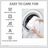 SUFUEE Mattress Topper Small Double 5cm Thick White, Quilted Microfibre Soft, Hypoallergenic with 4 Elasticized Corner Straps - Size SMALL Double
