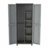 Terry, Jwood 368, 2 Door Cabinet with 1 Internal Shelving and 4 Shelves - 68x37.5x170 cm