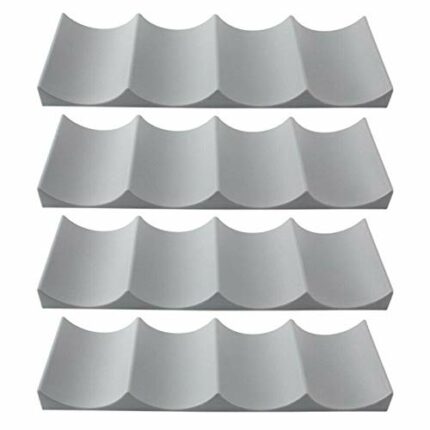 Wine Rack, Wine Bottle Rack, Plastic Wine Bottle Display Stacking Mat, Wine Bottle Holder Stand Storage Organizer for Kitchen Countertops, Bar, P
