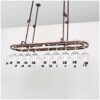 Ceiling Stylish Simplicity Wine Rack Simple Creative Display Decoration Wine Glass Holder Household Goblet Holder Adjustable Height Restaurant Ki