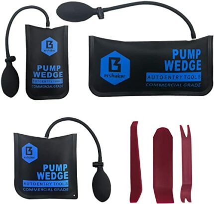 Laurraine Air Wedge Bag Kit,Air Wedge Bag Pump, 3 Pack Commercial Inflatable Air Wedge Pump Bag Tool, Professional Leveling Kit & Alignment Tool,