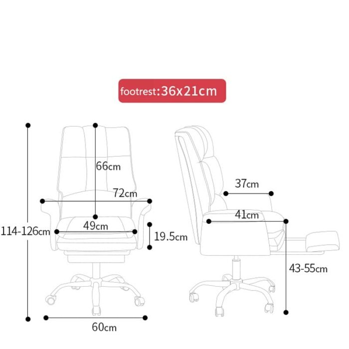 EYHLKM PU Leather Office Chair Gaming Chair Computer Swivel Gamer Live Chair Home Bedroom Sofa Armchairs Furniture