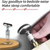 Tiardey 4 Pcs Bed Frame Anti-Shake Tool Bedside Stoppers Adjustable Threaded Fixer Rotatable Swing head for Home Bed Furniture Cabinets Wall Supp