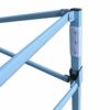 vidaXL Professional Folding Party Tent with 4 Sidewalls 3x6 m Steel White