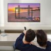 TV Wall Mount, Tilt TV Wall Bracket for 14-32 inch LED/LCD/OLED Flat & Curved TV Support 25kg with VESA 75x75mm-200x200mm, TV Bracket 32 inch TV