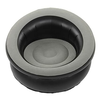 ASHATA Inflatable Leisure Sofa, Simple Sofa Flocking Couch, Inflatable Chair Ergonomic Design Air Chaise Lounge Portable Blow Up Sofa, for Room B