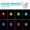 Toilet Night Light Motion Activated by ZSZT, Two Modes with 8 Color Changing, Sensor LED Washroom Night Light Fits Any Toilet