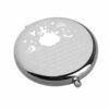 WSNANG Movie Princess Inspired Pocket Compact Mirror Fairy Tale Fans Makeup Mirror Fairy Shoes Princess Cartoon Lover Gift (Cinder- Mirror)