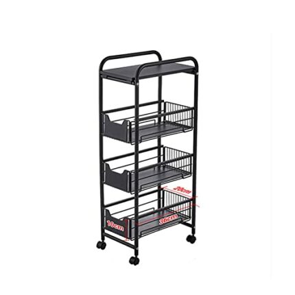 UXZDX Slit Storage Shelf Slot Cart Kitchen Refrigerator Slot Storage Bedroom Toilet Storage