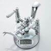 Traditional Bathtub Mixer Tap,Luckyhome Victorian Bath Shower Mixer Tap with Hand Held Shower