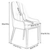 dining chair Kitchen Dining Room Furniture Chairs Dining Chairs Set Of 4 Kitchen Living Room Chairs Modern Leather High Back Soft Seat Lounge Cha