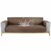 Carvapet Sofa Cover Waterproof Sofa Slipcover Water Resistant Chair Loveseat Settee Sofa Couch Furniture Cover Protector with Adjustable Elastic