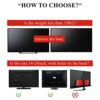 NMD&LR TV Wall Bracket Mount, Tilt & Swivel TV Holder Rack 14-24 Inch, VESA 75 * 75mm or 100 * 100mm, 15KG Max Weight Capacity