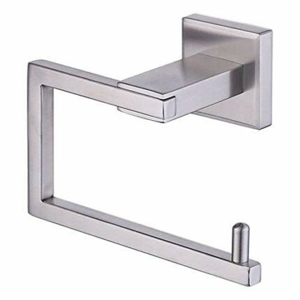 HIGOH Towel Rack Towel Holder Stainless Steel Bathroom Toilet Brushed Wall-Mounted Bathroom Towel Holder Towel Bar Bathroom Hardware