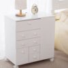 BVDSG Dressing Table Bedroom Economy Type Simple Floating Window Small Apartment Multi-functional Makeup