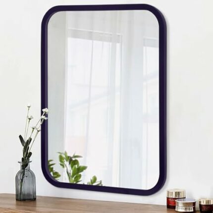 AOAOPQ Framed Mirror Vertical or Rectangular Horizontal Small Mirrors for Bathroom Wall Mirror Wood for Wall Living Room Bedroom Vanity Entryway