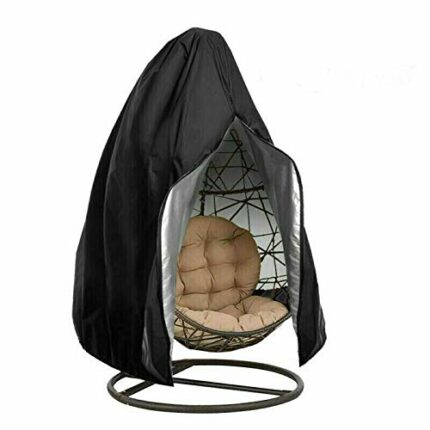 CMY Garden Hanging Chair Cover, Patio Chair Dust Waterproof UV Protector Swing Chair Cover With Zipper For Outdoor Egg Chair, Swing Chair, Rattan