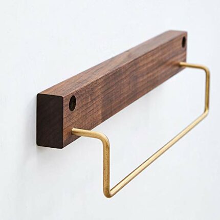 N/A Bathroom Towel Rack Wall Mounted Folding Storage Towel Hanger Bathroom Shelf Hook Bathroom Hardware