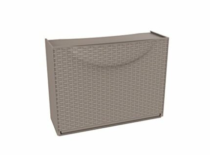 Wardrobe "Terry" Shoe Rack Rattan Taupe