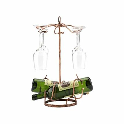 KXDCZ Iron wine rack- Metal Wine Rack for Tabletop or Countertop, Free Standing, Metal