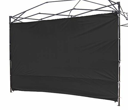 Canopy Sunwall Sunshade Privacy Panel for 2.5M Gazebos Tent Waterproof Sun Wall for Straight Leg Gazebos 1 Pack Sidewall Only (Canopy Frame Not I