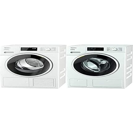 Miele TSH 783 WP 9 kg Tumble Dryer with WSG663 Freestanding Washing Machine 9 kg Load