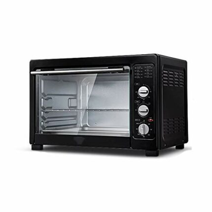 KKYKP Convection And Air Frying Smart Oven Air, Brushed Stainless Steel Compact Smart Oven, Desktop Electric Oven