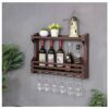 Wall-Mounted Wrought Iron Wine Glass Holder Creative Metal Display Storage Kitchen Home High Glass Holder Stylish Simplicity Tableware Bottle Hol