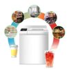 XIAOJUN Mini Automatic Electric Ice Maker Bullet Round Block Ice Cube Making Machine Small Bar Milk Tea Coffee Shop