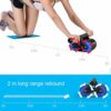 Exercise Wheel, 2 Wheels Abdominal Roller Kit Push Up Strength Training Gym Fitness Equipment for Men Women Exercise Indoors (Blue)