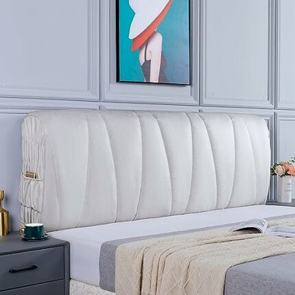 RTYHN Bed Headboard Cover Full Size Bed Headboard Slipcover,Waterproof and Dustproof Headboard Covers, Thickened Upholstered Stretch Bed Head Cov
