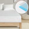 Degrees of Comfort 5cm Memory Foam Mattress Topper Double Bed Soft Bamboo Cover for Back Pain, Mattress Topper with Anti-Slip Removable & Washabl
