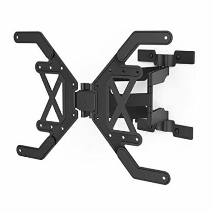 Hama 118064 Ultraslim TV wall bracket (tiltable, swivelling, fully mobile for televisions from 37 to 75 inches, incl. Fischer dowels, VESA up to