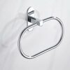 Towel Ring without Drilling, Towel Holder, Round, Stainless Steel Towel Holder, Bathroom, Patented Adhesive, Self-Adhesive Towel Hook