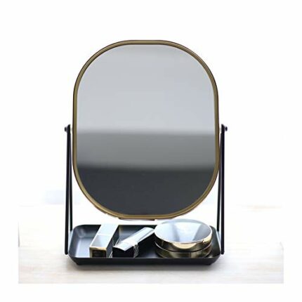 QUANJJ Style Makeup Desktop Dressing Desktop Tray Makeup Girl Heart Dormitory