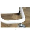 ZCMEB Mobile Kitchen Shelf Trolley Household Storage Shelf with Wheeled Trolley (Color : Wit, Size : 87 * 42 * 35cm)