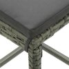 WODMB 5 Piece Patio Bar Set With Cushions Poly Rattan Stylish Garden Bar Set Easy To Clean (Color : A, Size : One size)