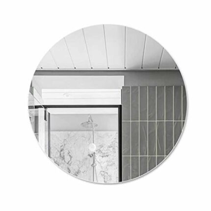 DSHGDJF Mirror Round Bathroom Bathroom Wall-mounted Vanity Toilet Wall-mounted Makeup (Size : 50cm)