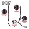 TTAP Universal Height Adjustable Table Top Pedestal TV Stand Metal Legs/TV Feet/Suitable for TV’s Ranging From 20”- 70” / Supports up to 40 Kgs