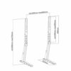 conecto CC50301 Stand for TVs with 94-178 cm (37-70 Inches), 5-Level Height Adjustable, Cable Management, Maximum Load 35.0 kg, VESA 600 x 400, B