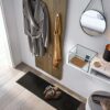 Wash+Dry Doormat, Polyamide Back: Nitrile Rubber, Raven Black, Black, 35x120cm