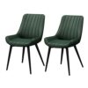 dining chair Kitchen Dining Room Furniture Chairs Dining Chairs Set Of 2 Kitchen Chairs with PU Cushion Seat Back Modern Mid Century Living Room