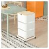 XWOZYDR Kitchen Cart Furniture Storage Rack Living Room Side Table Storage Rack Trolley (Color : A, Size : 73cm*29cm)