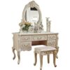 BVDSG Dressing Table Bedroom Dressing Table Small Household Assembly Baking Lacquer Vanity Table
