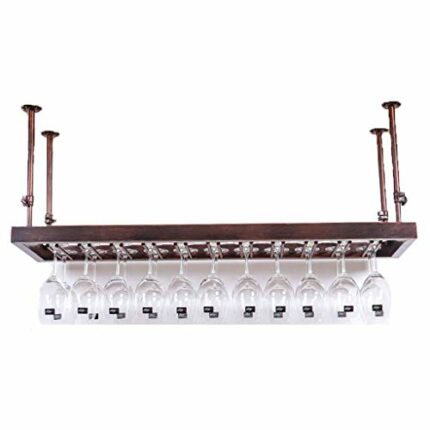 Ceiling Stylish Simplicity Industrial Retro Wine Glass Stylish Simplicity Wine Rack Creative Living Room Display Inverted High Glass Rack Bar Res