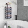 Towel Racks for Bathroom Wall Mounted | Space-Saving Towel Holder with Shelf | Durable Stainless Steel Construction | Easy Installation | Modern